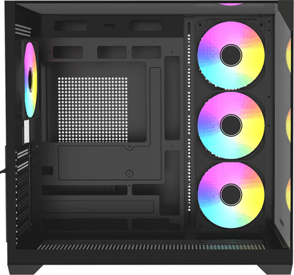 RAIDMAX i620 ATX Midi Torony számítógépház + 1db 120mm ventilátor - Fekete RAIDMAX i620 ATX Midi Torony számítógépház + 1db 120mm ventilátor - Fekete