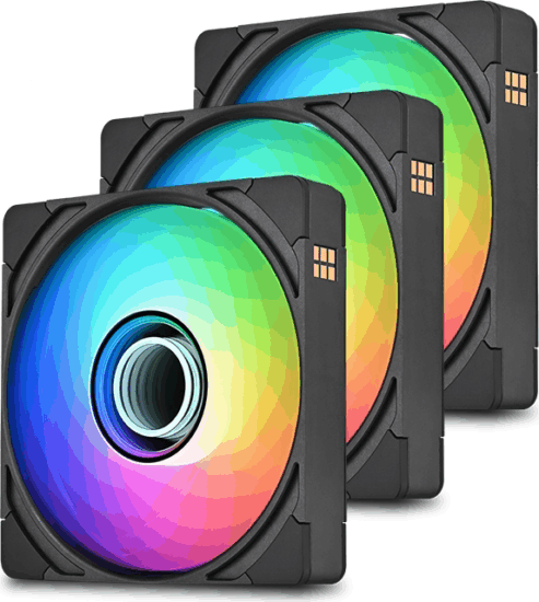 Thermaltake CT120 EX INFINITY ARGB Sync PWM Rendszerhűtő ventilátor (3db) - Fekete
