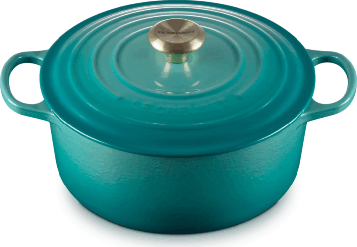 Le Creuset Öntöttvas Főző / Sütőedény Ø 26cm 5,3L - Türkizkék Le Creuset Öntöttvas Főző / Sütőedény Ø 26cm 5,3L - Türkizkék