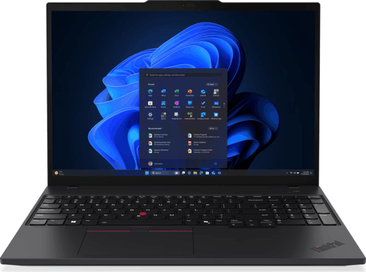 Lenovo ThinkPad T16 G4 Laptop Fekete (16" / Intel Core Ultra 5-225U / 32GB / 1TB M.2 SSD / Win 11 Pro)