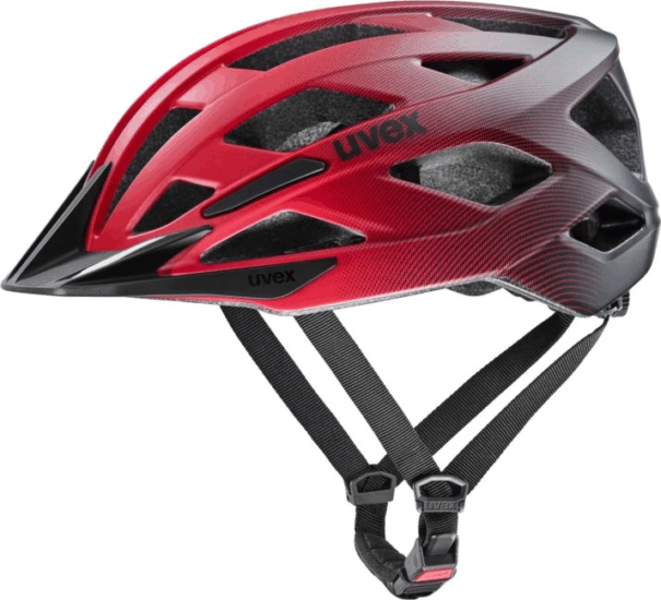 Uvex I-vo 2 Kerékpáros sisak - Piros/Fekete (L 56-60 cm)