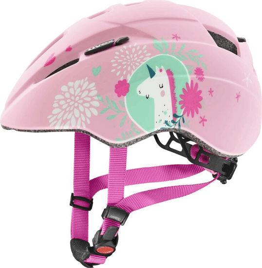 Uvex Kid 2 CC Gyerek kerékpáros sisak - Rózsaszín/ Unikornis mintás (46-52 cm)