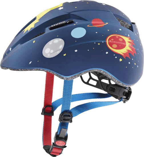Uvex 2 cc Gyerek kerékpáros sisak - Sötétkék/ Űr mintás (46-52 cm)