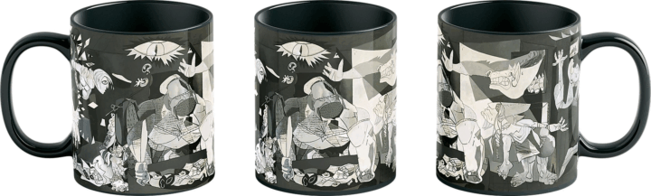 Good Loot The Witcher Ciri & Pablo Picasso 450ml Bögre - Fekete/Fehér mintás