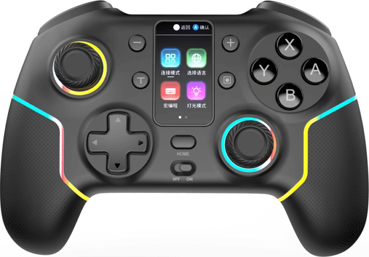 BlackBird BH7052P RGB Vezeték nélküli Kontroller (Nintendo Switch/Lite/Android/IOS/PC) - Fekete
