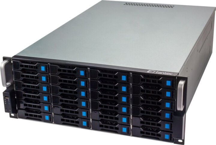 Fantec SRC-4240X07-6GE 4U Rack Szerver Ház - Ezüst