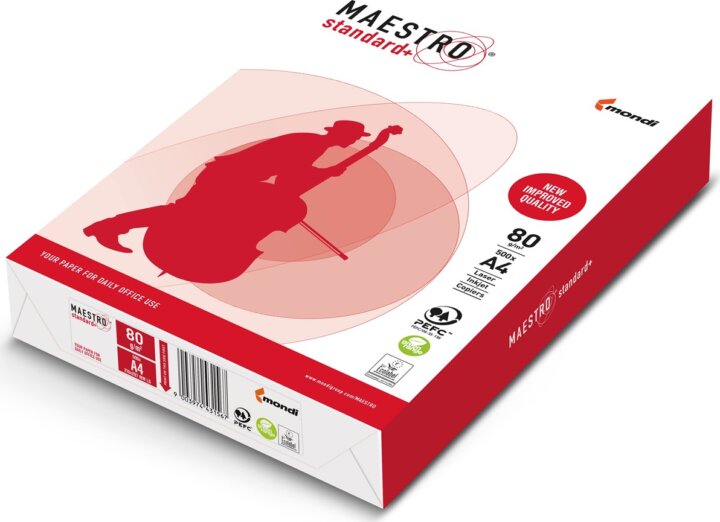 Maestro Standard Plus A4 Nyomtatópapír 80g/m2 - Fehér (500 db/csomag)
