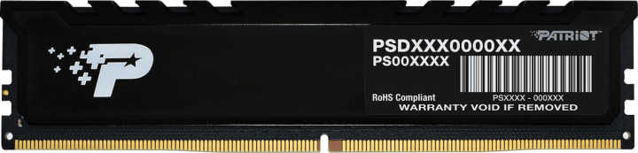 Patriot Premium 12GB / 5600 DDR5 Radiator 1Rank CL40 Single Desktop RAM Patriot Premium 12GB / 5600 DDR5 Radiator 1Rank CL40 Single Desktop RAM