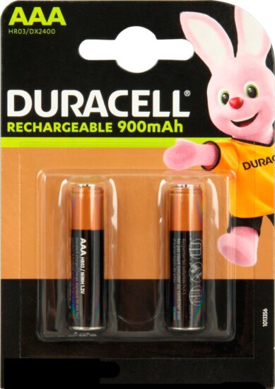 Duracell StayCharged Újratölthető Ni-MH Microelem AAA 900 mAh 1.2V (2 db / csomag)