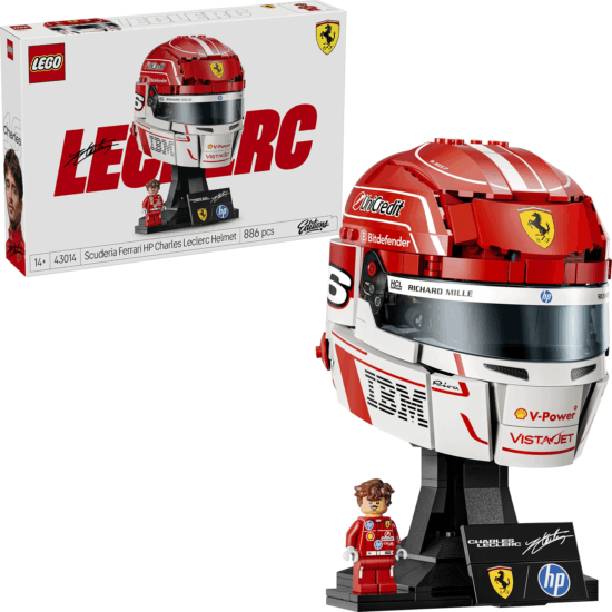 LEGO 43014 Editions - Scuderia Ferrari HP Charles Leclerc Bukósisak