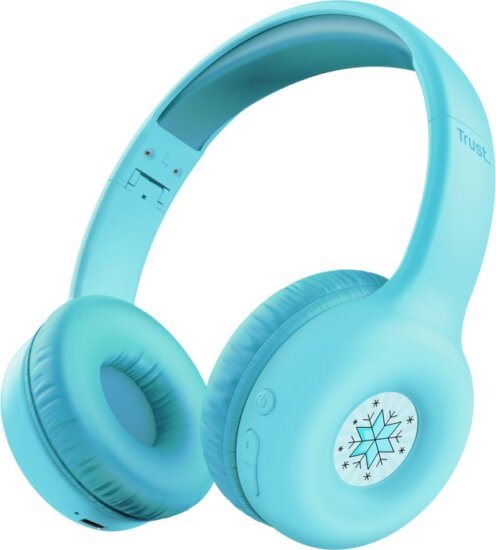 Trust Nouna Bluetooth Bluetooth / Vezetékes Gyerek Fejhallgató Headset - Ciánkék