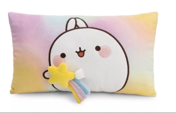 Nici Molang a nyuszi plüsspárna (43 x 25 cm)