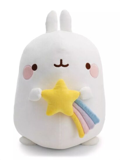 Nici Molang a nyuszi csillaggal plüssfigura 12 x 8 cm Nici Molang a nyuszi csillaggal plüssfigura 12 x 8 cm