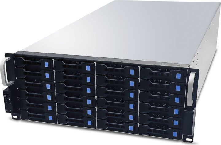 Fantec SRC-4240X07 4U Rack Szerver Ház (43 x 68 x 17,6 cm) - Fekete
