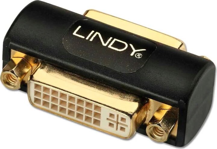 Lindy 41233 DVI-I anya - DVI-I anya Premium Toldó - Fekete