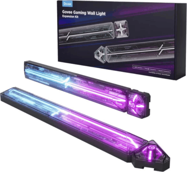 Govee H10630A5 RGBIC Gaming Dekorációs Fali Lámpa bővítőkészlet (2db / csomag) Govee H10630A5 RGBIC Gaming Dekorációs Fali Lámpa bővítőkészlet (2db / csomag)
