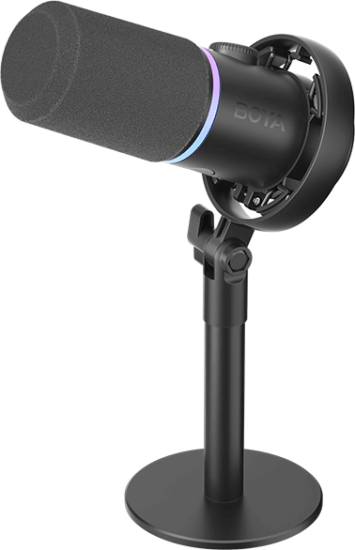 Boya CastMic S60 Asztali Kardioid USB Mikrofon - Fekete
