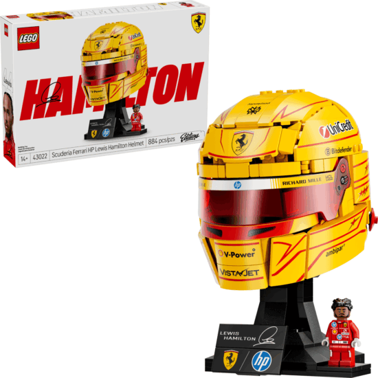 LEGO 43022 Editions - Scuderia Ferrari HP Lewis Hamilton sisakja LEGO 43022 Editions - Scuderia Ferrari HP Lewis Hamilton sisakja