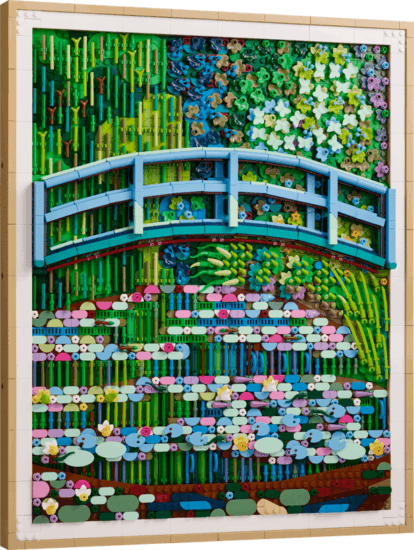 LEGO 31220 Art - Claude Monet Híd a vízililiomos tó felett