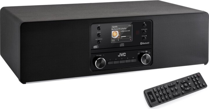 JVC RD-E984B All-in-one Bluetooth Mini HiFI - Fekete