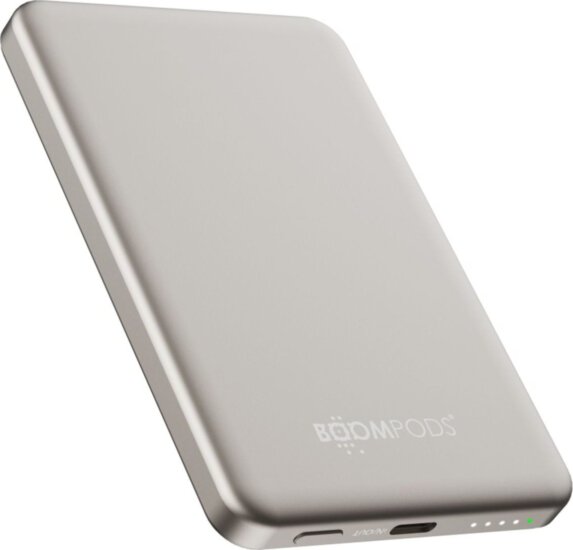Boompods PowerSnap Magnetic Powerbank 5000mAh 20W - Ezüst