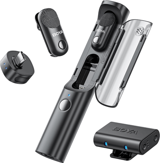 Boya Magic-03 4az 1ben Wireless Mikrofon - Fekete Boya Magic-03 4az 1ben Wireless Mikrofon - Fekete