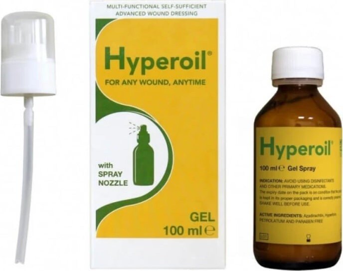 HyperOil Sebgyógyító Gél Spray 100ml HyperOil Sebgyógyító Gél Spray 100ml