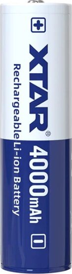 Xtar 18650 Újratölthető Lítium-ion Elem 3,6V 4000 mAh Xtar 18650 Újratölthető Lítium-ion Elem 3,6V 4000 mAh