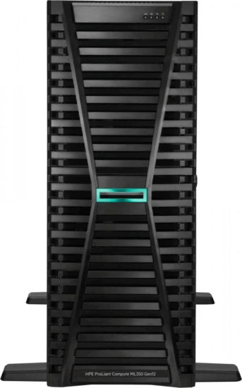HPE ProLiant ML350 Gen12 Torony szerver (Intel Xeon 6515P 2,3GHz / 64GB DDR5 / 960GB SSD / 2x1000W)