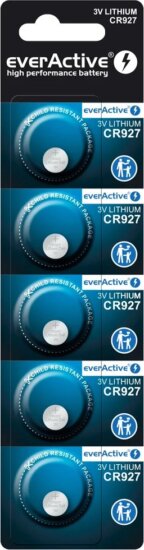 EverActive Mini CR927 Lítium gombelem 3.0V (5db / csomag)