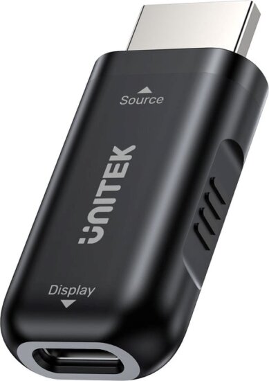 Unitek V1187BBK01 USB-C apa - HDMI 4K 60Hz anya Adapter - Fekete Unitek V1187BBK01 USB-C apa - HDMI 4K 60Hz anya Adapter - Fekete