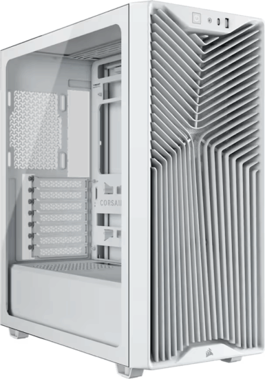 Corsair 3200D RS Mid-Tower Számítógépház + 3db 120mm ventilátor - Fehér Corsair 3200D RS Mid-Tower Számítógépház + 3db 120mm ventilátor - Fehér