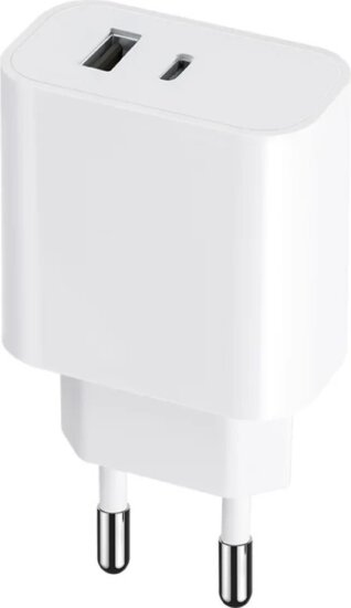 Maxlife MXTC-06 USB-C / USB-A Hálózati Töltő Adapter 20W - Fehér Maxlife MXTC-06 USB-C / USB-A Hálózati Töltő Adapter 20W - Fehér