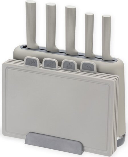 Maestro MR-1412-GREY Rozsdamentes acél késkészlet 10 darabos - Szürke