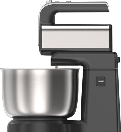 Maestro MR-551 Kézi mixer Állvánnyal + keverőtállal 600W - Fekete / Ezüst