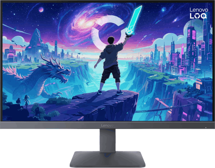 Lenovo 27" LOQ 27Q-10 68F3GACBEU 16:9 QHD IPS LED Gaming Monitor - Szürke