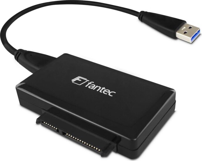 Fantec AD-U3SA USB 3.0 - SATA Adapter - Fekete