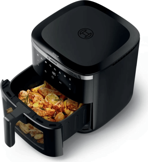 Bosch MAFS2671B Serie 6 AirFryer Forrólevegős sütő 7.2 L1800 Watt - Fekete