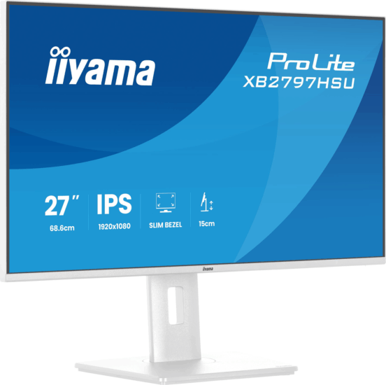 iiyama 27" ProLite XB2797HSU-W1 16:9 FullHD IPS LED Monitor - Fehér iiyama 27" ProLite XB2797HSU-W1 16:9 FullHD IPS LED Monitor - Fehér