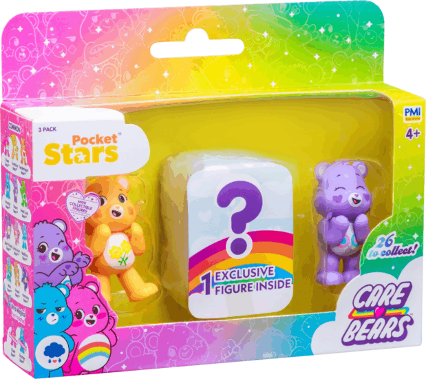 P.M.I. Care Bears S1 Gyűjthető figurák (3db/csomag) - Többféle