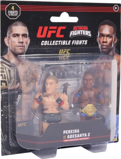 P.M.I. UFC Octagon Fighters S1 Collectible fights figurák - Pereira VS. Adesanya2