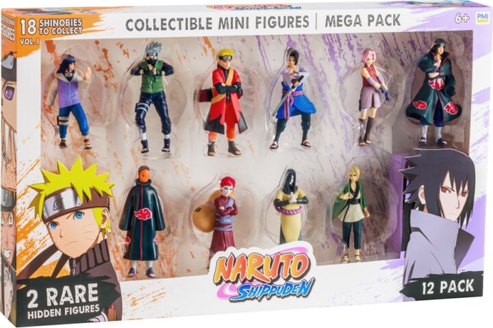 P.M.I. Naruto Shippuden Gyűjthető figura csomag - B verzió (12db/csomag)