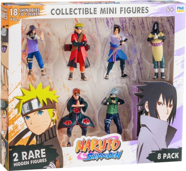 P.M.I. Naruto Shippuden Gyűjthető figura csomag - B verzió (8db/csomag)