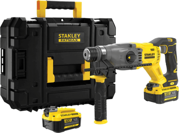 Stanley SFMCH900M22 SDS-PLUS Akkus Fúró-Vésőkalapács + 2x 18V Akku + koffer Stanley SFMCH900M22 SDS-PLUS Akkus Fúró-Vésőkalapács + 2x 18V Akku + koffer