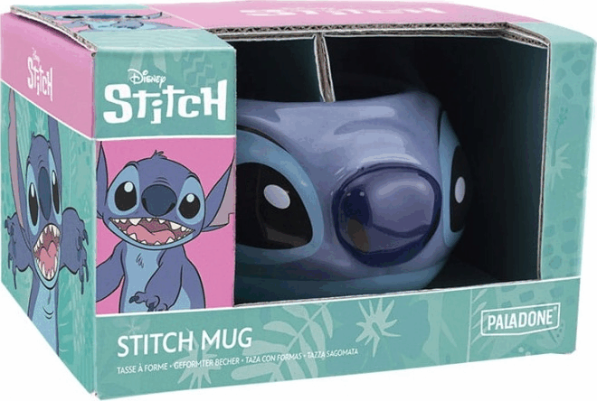 Paladone 450 ml Stitch formájú 3D bögre