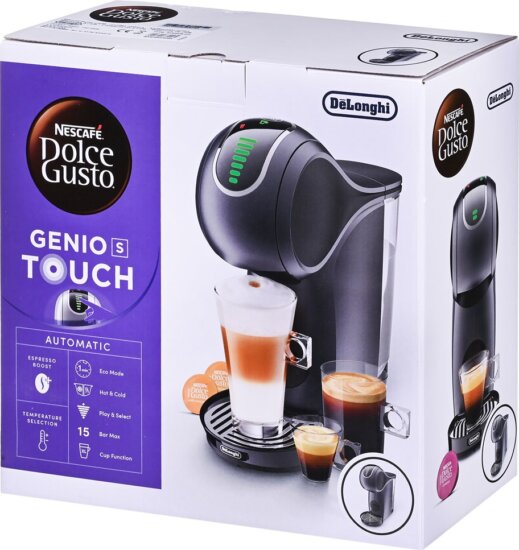 De’Longhi Genio S Touch Nescafé Dolce Gusto Kapszulás Kávéfőző 1400W - Fekete