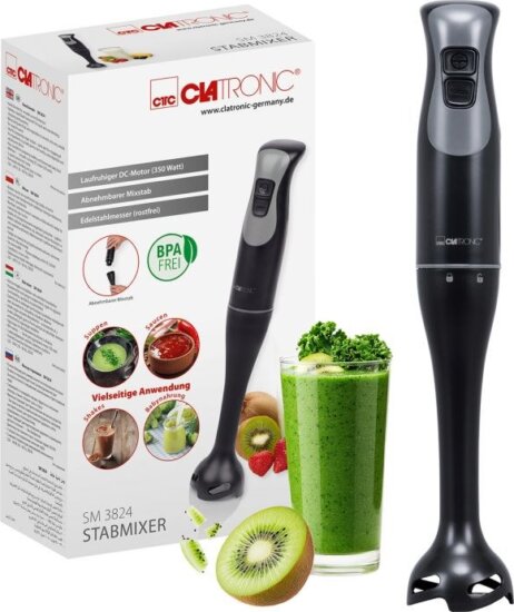 Clatronic SM 3824 kézi Botmixer 350W - Fekete