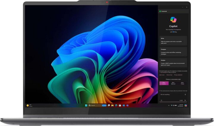 Lenovo Yoga 7 2in1 14ILL10 Laptop Szürke (14" Touch / Intel Core Ultra 5-226V / 16GB / 512GB M.2 SSD)