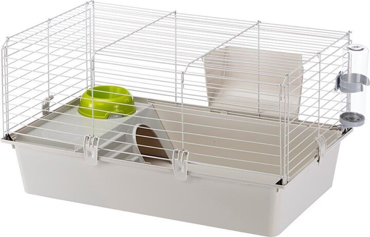 Ferplast Cavie 80 Beltéri fém Rágcsáló ketrec (77 x 48 x 42cm) - Szürke