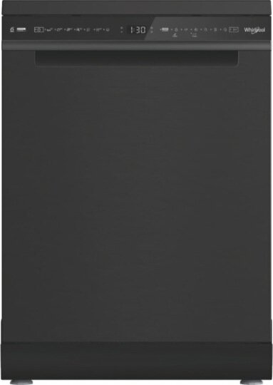 Whirlpool W8F HS61BS Szabadonálló mosogatógép 60cm 15 teríték - Fekete